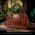 Katherine - Luxe Statement Leather Handbag
